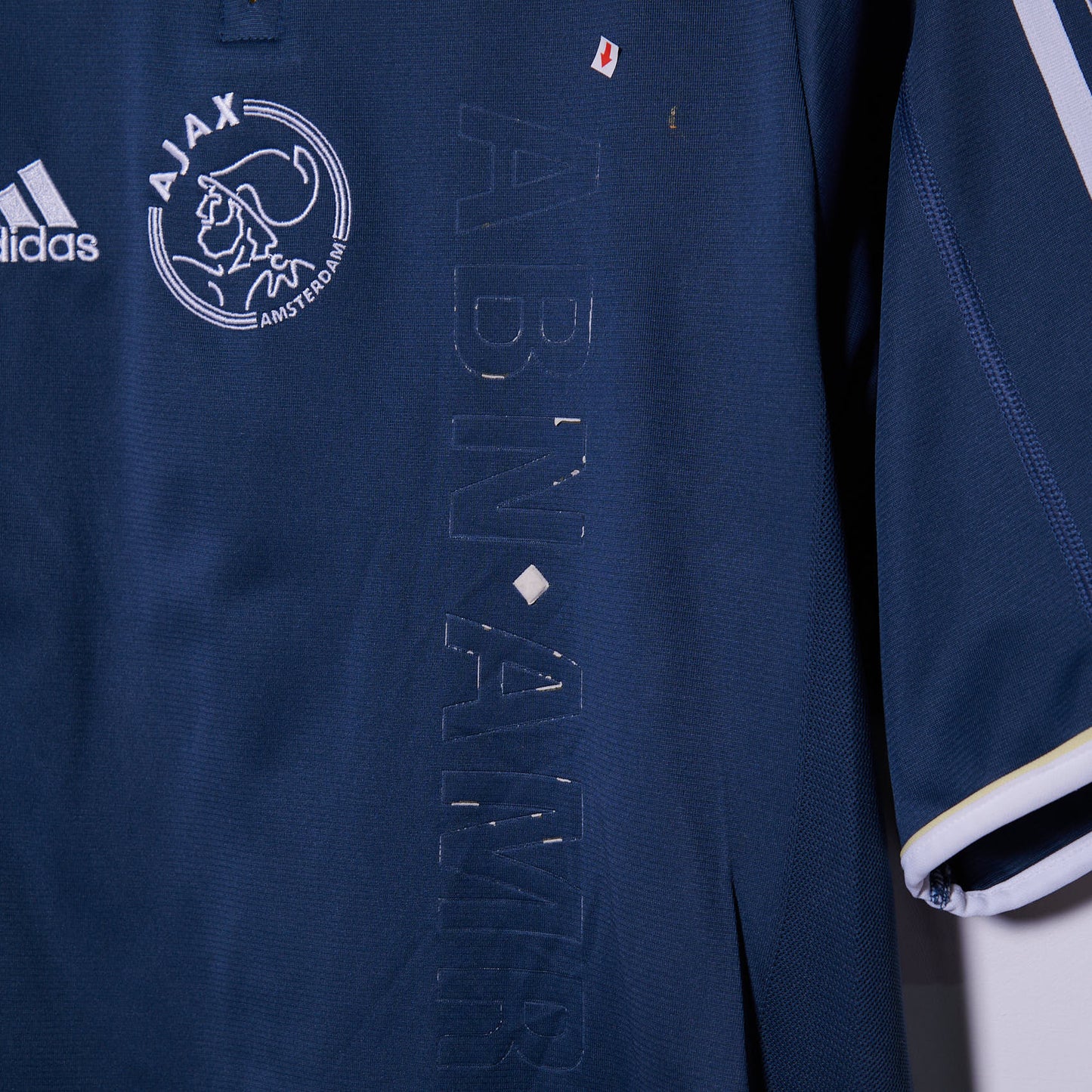 Vintage Ajax Adidas 2003 - 04 Away Shirt #9 Ibrahimovic Medium