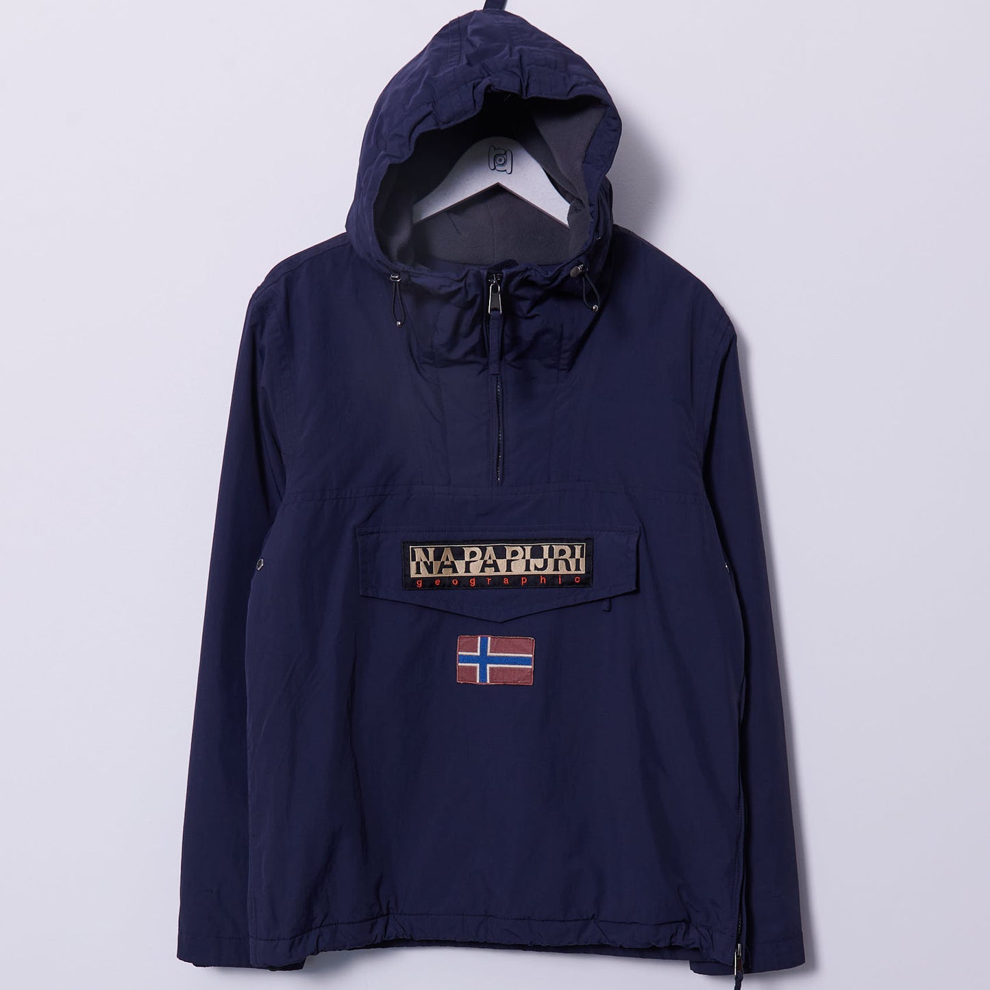 Vintage Napapijri Quarter Zip Jacket Medium