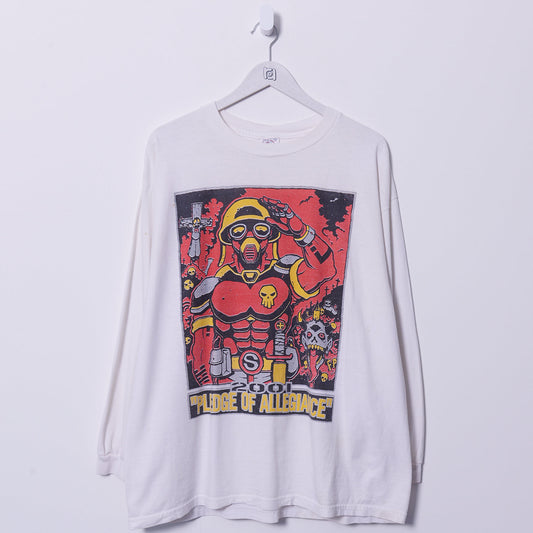 Vintage Slipknot Pledge Of Allegiance 2001 Delta Long Sleeve T-Shirt XL