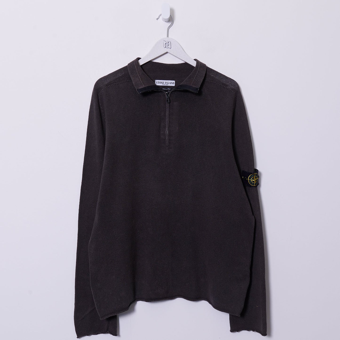 Vintage Stone Island 2003 Quarter Zip Knit XL