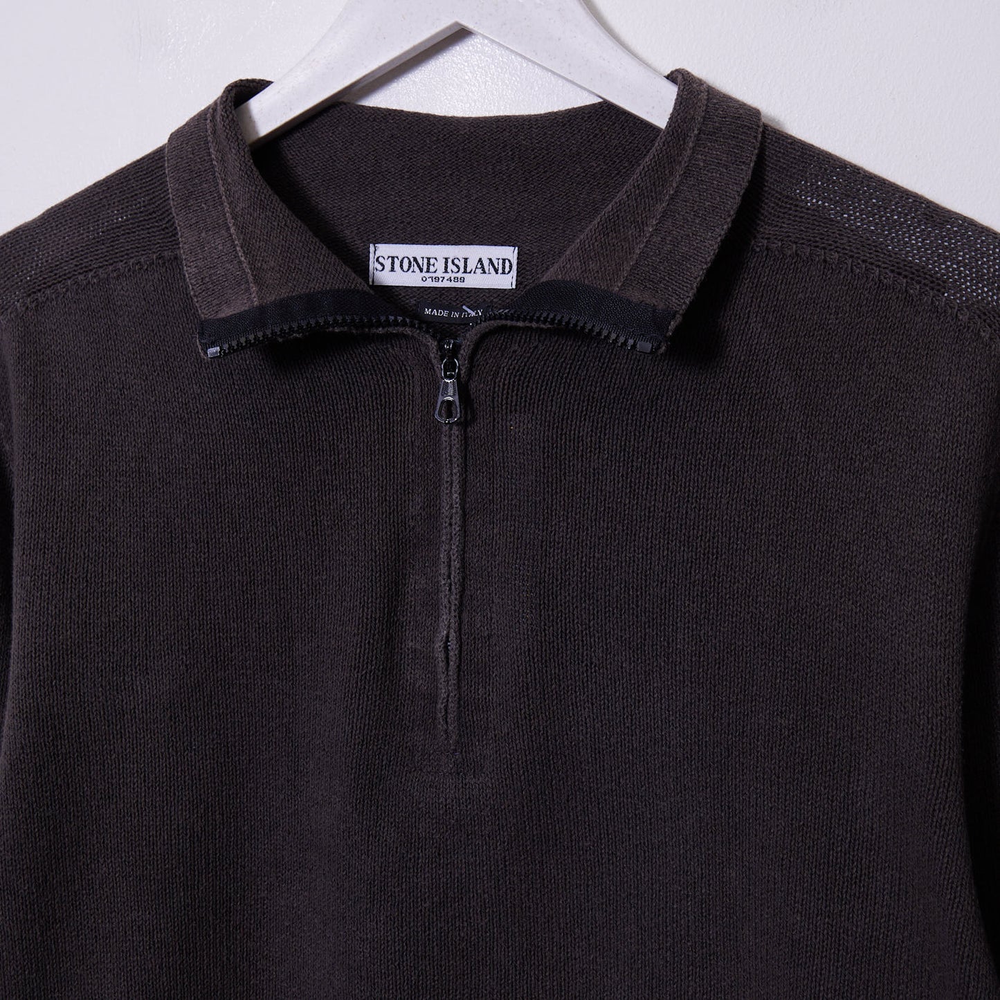 Vintage Stone Island 2003 Quarter Zip Knit XL