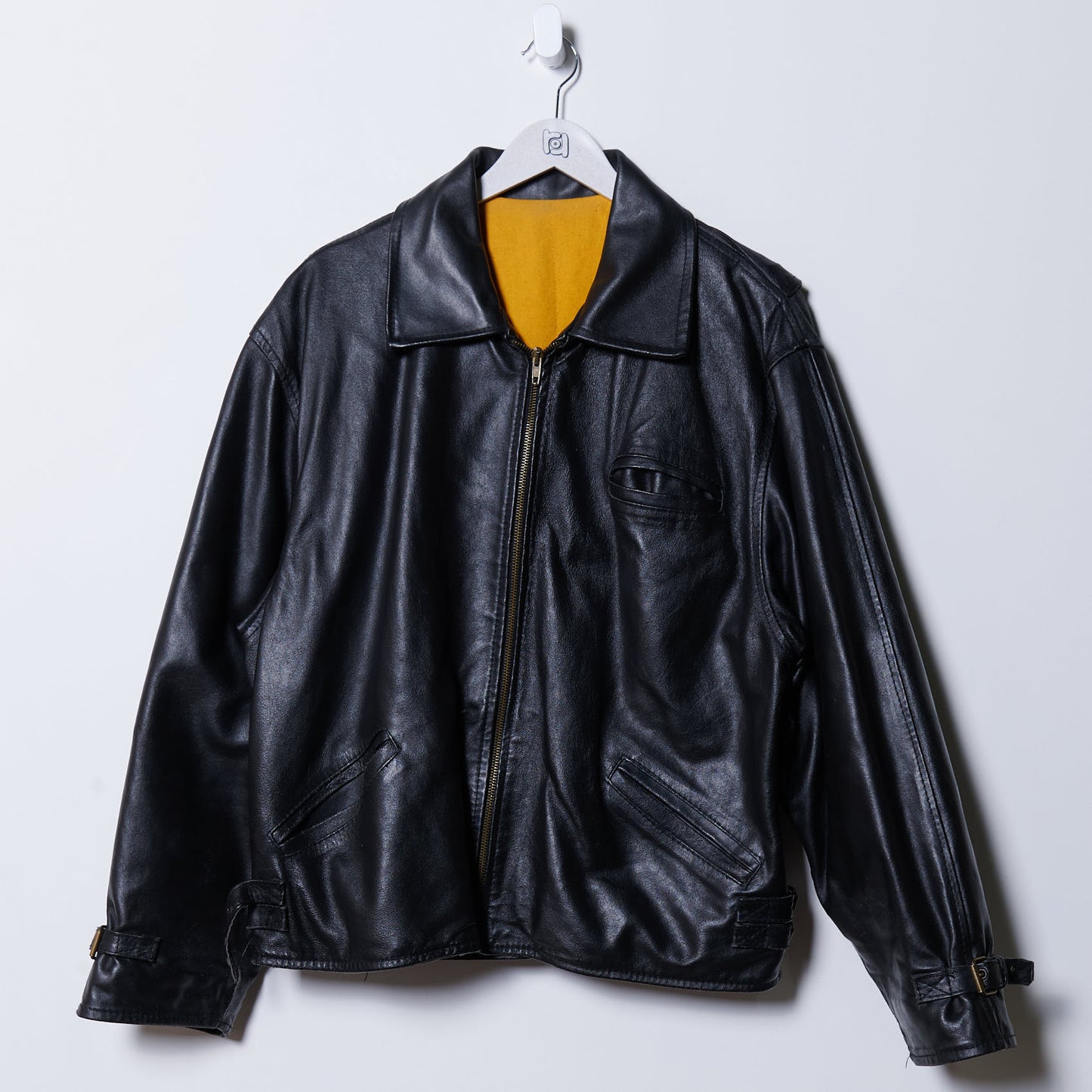 Vintage Leather Jacket Large