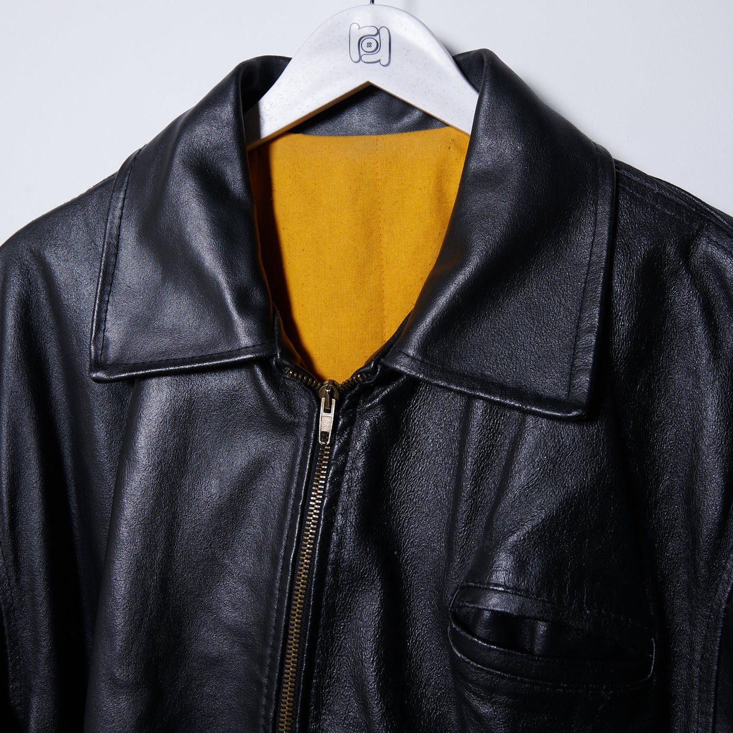 Vintage Leather Jacket Large