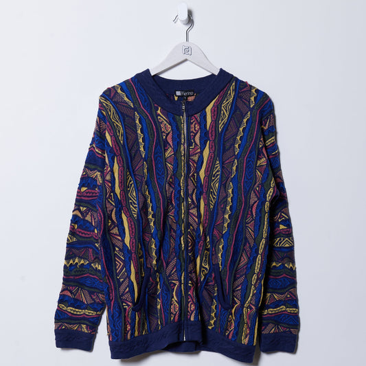 Vintage Coogi Style Full Knit Jumper Medium