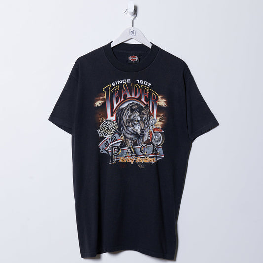 Vintage Harley Davidson 3D Emblem 90s T-shirt XL