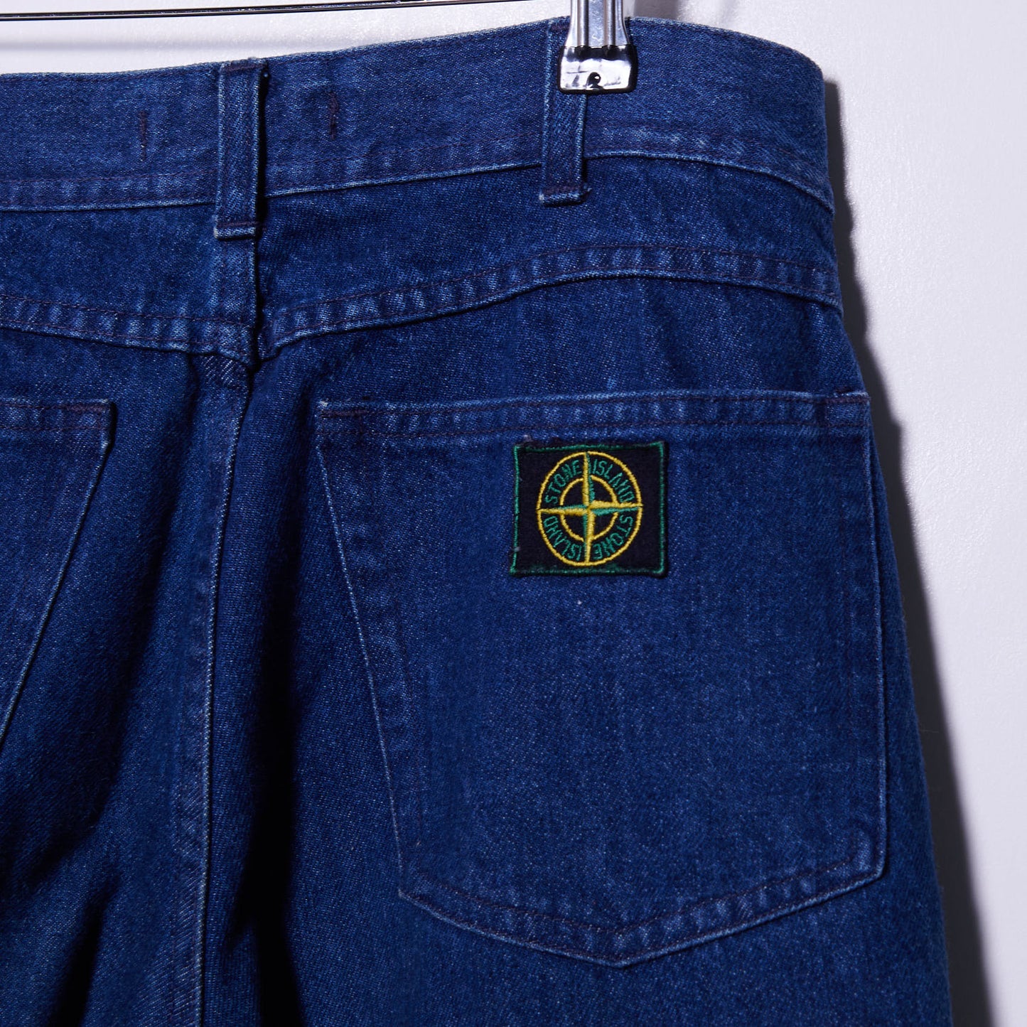 Vintage Stone Island 90s Green Edge Jeans 30W x 32L