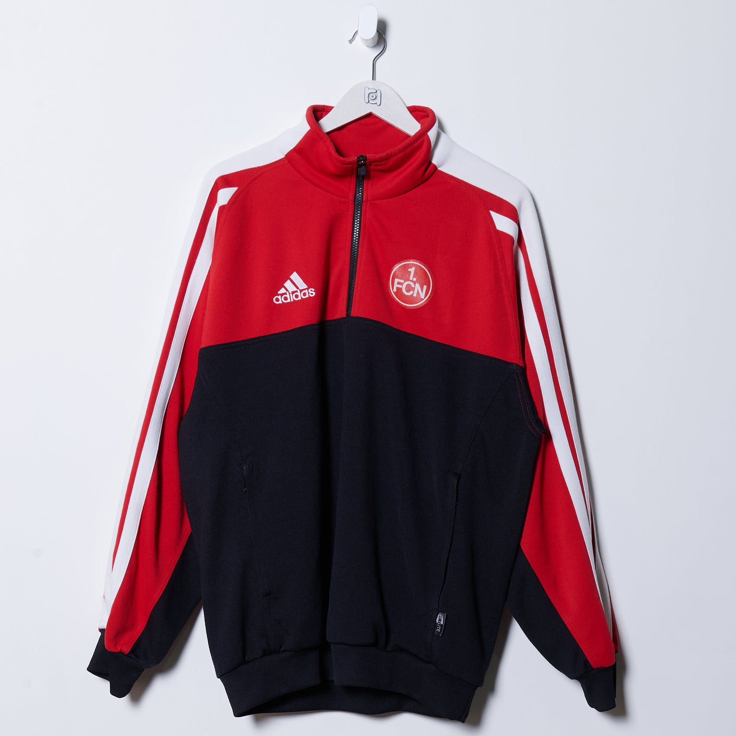 Vintage Adidas FC Nurnburg Quarter Zip Sweatshirt XL