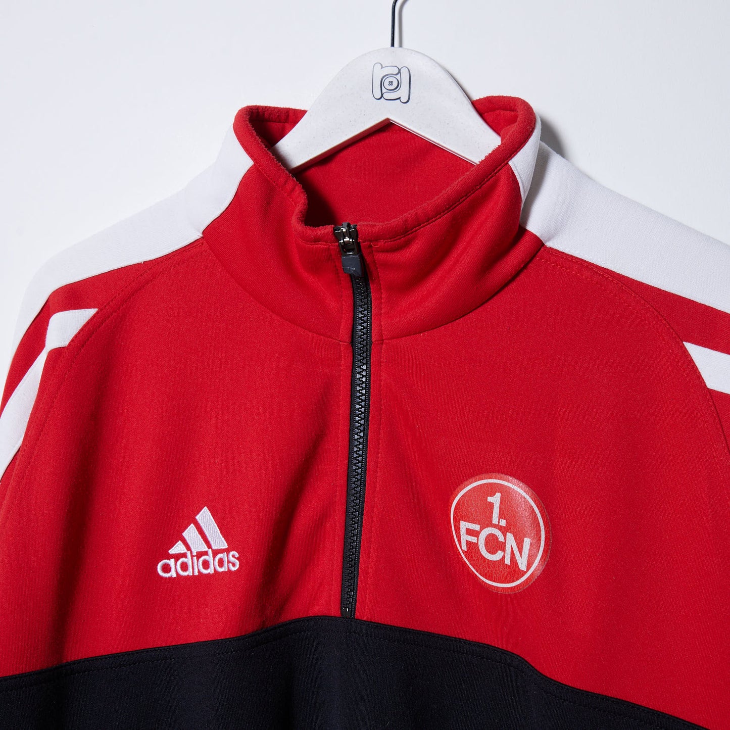 Vintage Adidas FC Nurnburg Quarter Zip Sweatshirt XL