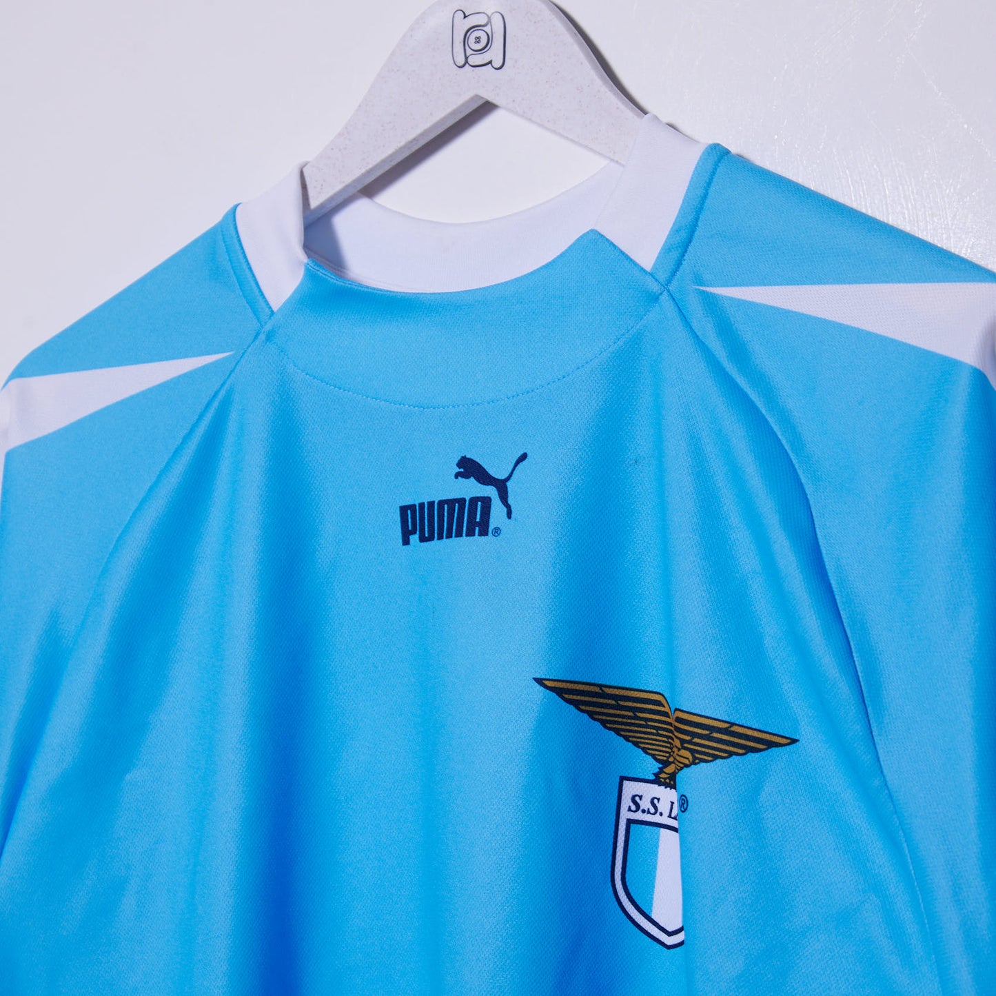 Vintage S.S. Lazio 2001-2003 Puma Home Shirt Large
