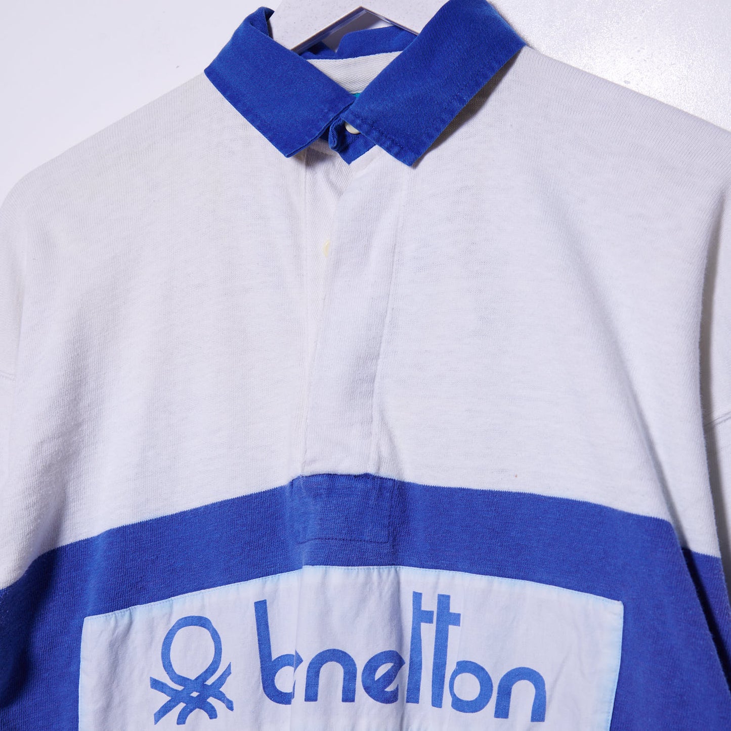 Vintage Benetton 90s Rugby Shirt Medium