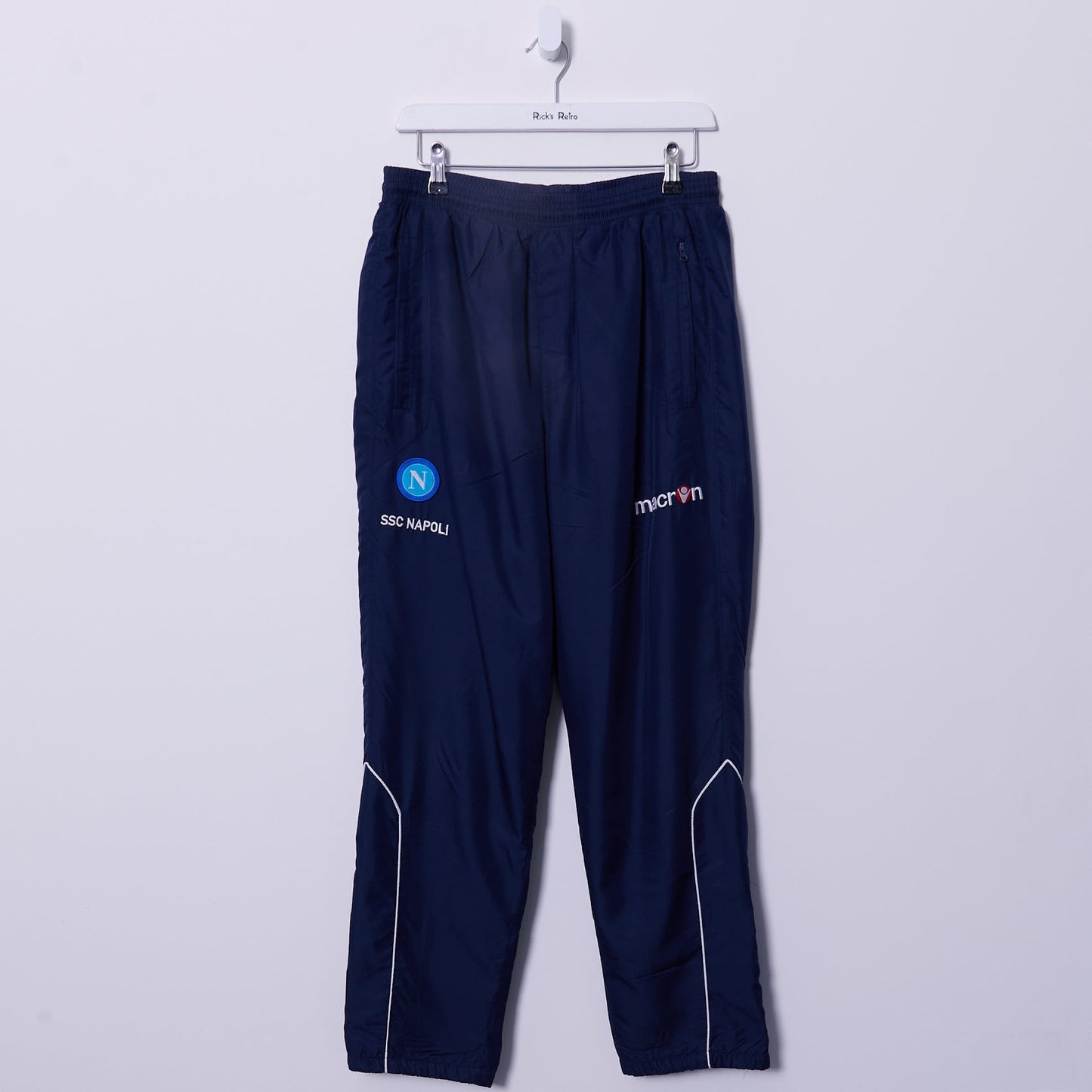 Vintage SSC Napoli Macron Track Bottoms Medium