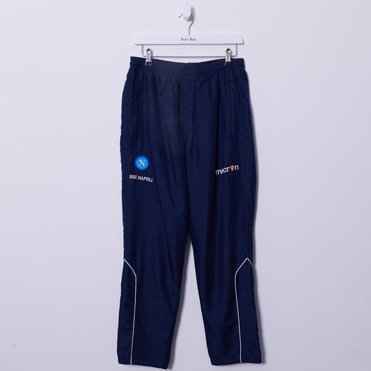 Vintage SSC Napoli Macron Track Bottoms Medium