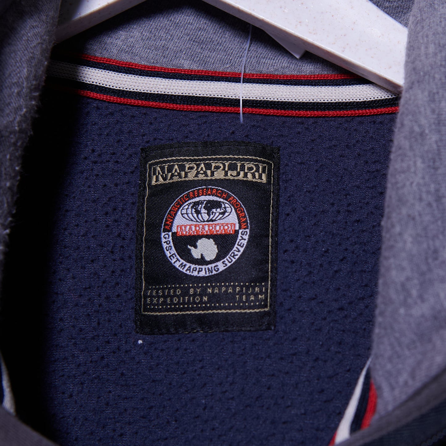 Vintage Napapijri Quarter Zip Fleece Small