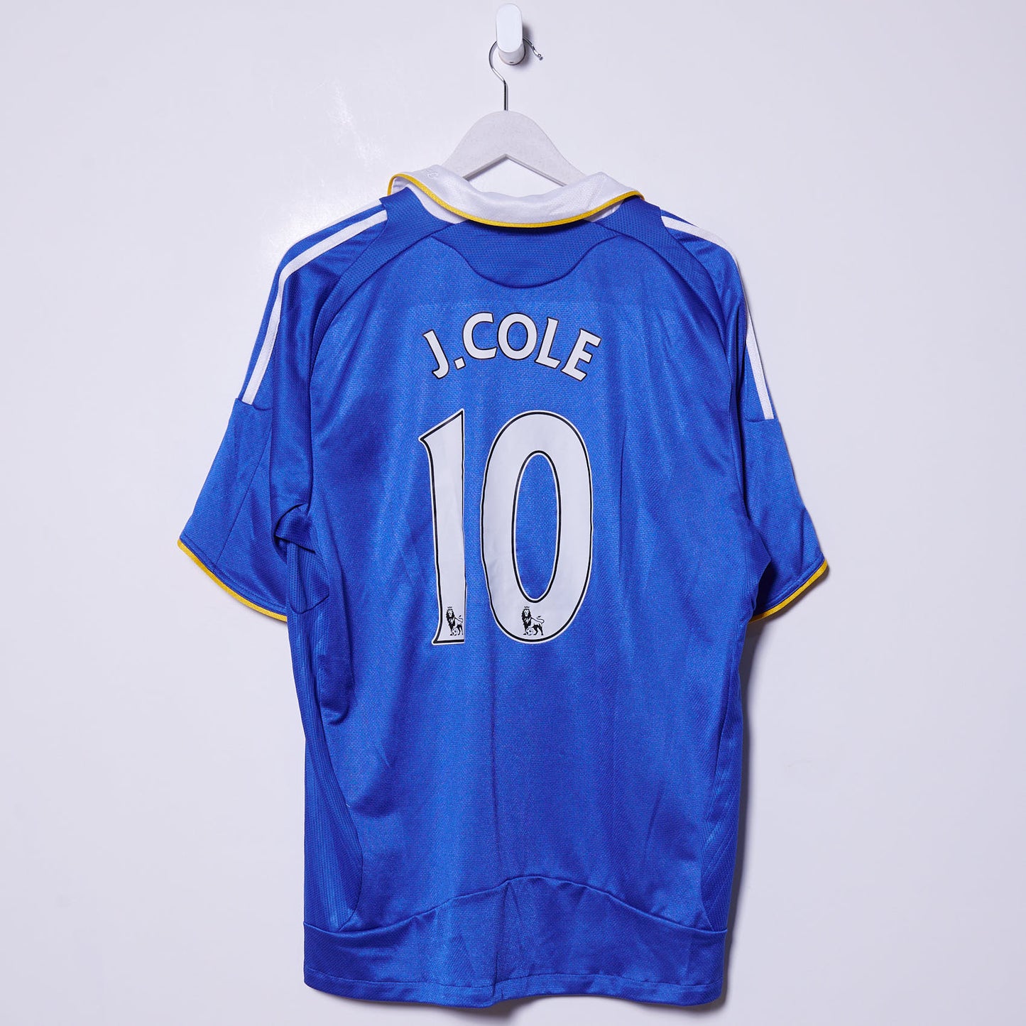 Vintage Chelsea 2006-08 Adidas Home Shirt #10 Joe Cole Large