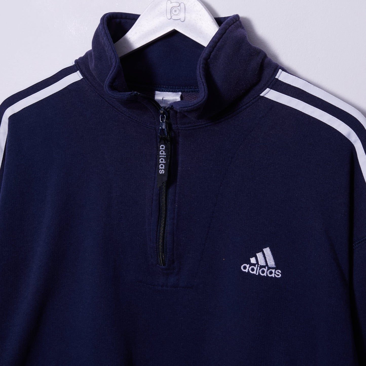 Vintage Adidas Quarter Zip Sweatshirt Large