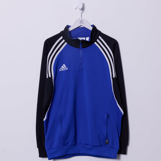 Vintage Adidas Quarter Zip Sweatshirt XL