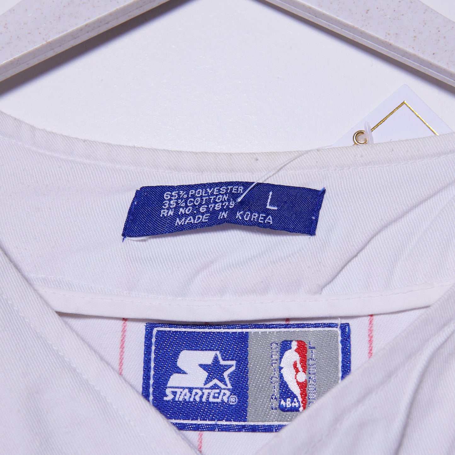Vintage Chicago Bulls Starter NBA Baseball Shirt Large