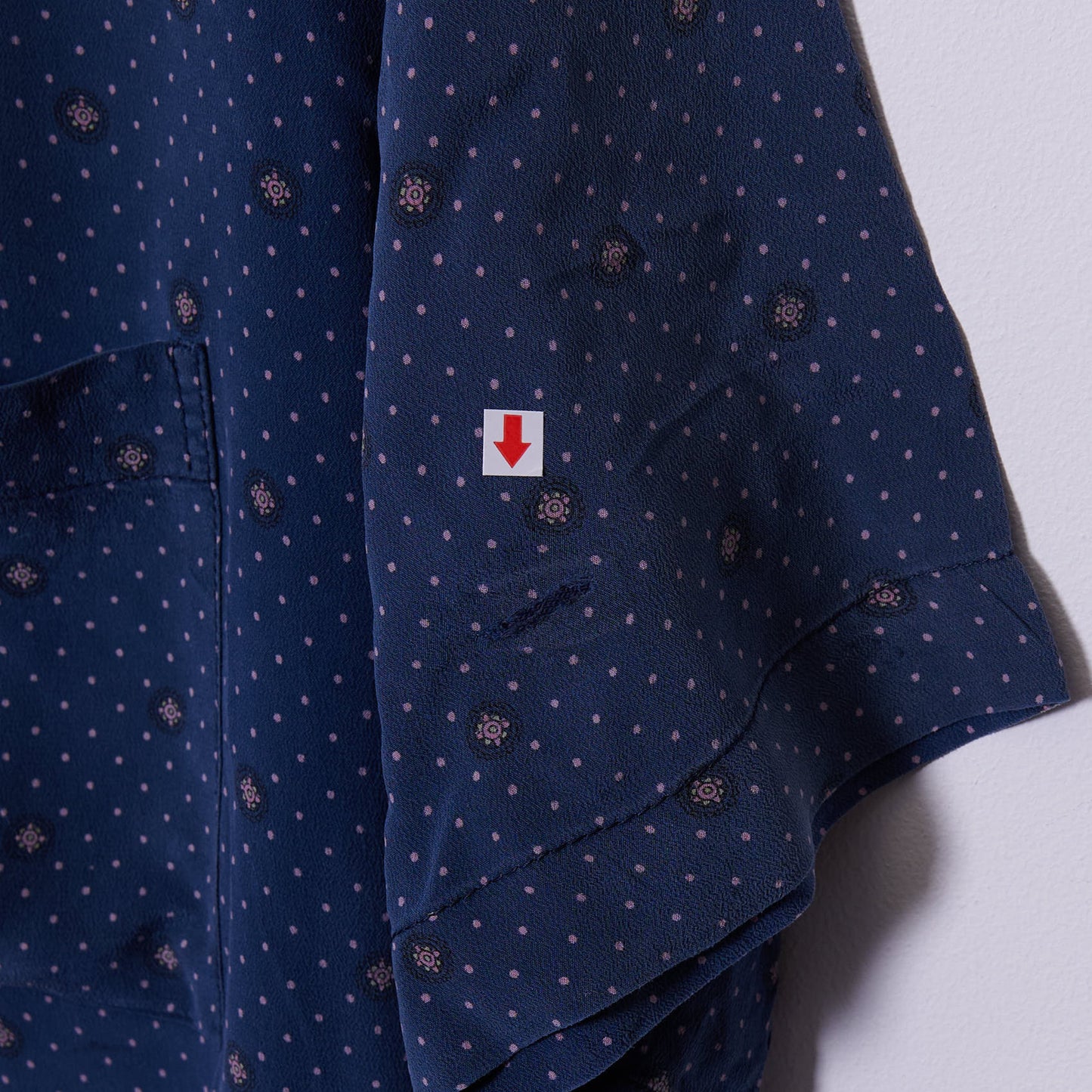 Vintage YSL 90s Silk Polo Shirt Medium