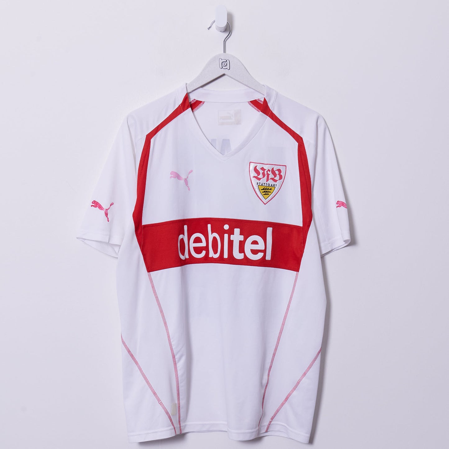 Vintage Stuttgart 2002-03 Puma Home Shirt #10 Balakov Large