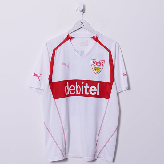Vintage Stuttgart 2002-03 Puma Home Shirt #10 Balakov Large