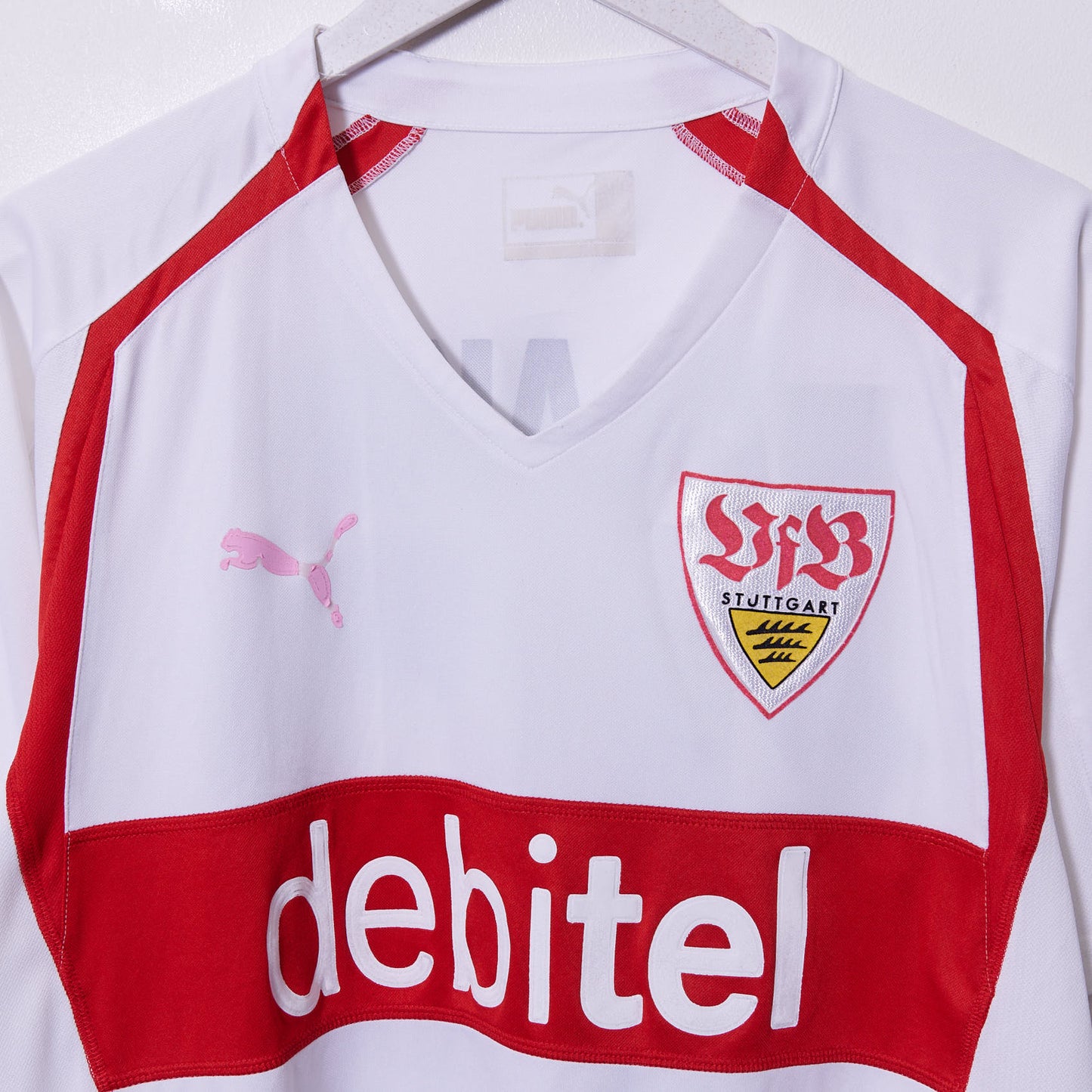 Vintage Stuttgart 2002-03 Puma Home Shirt #10 Balakov Large