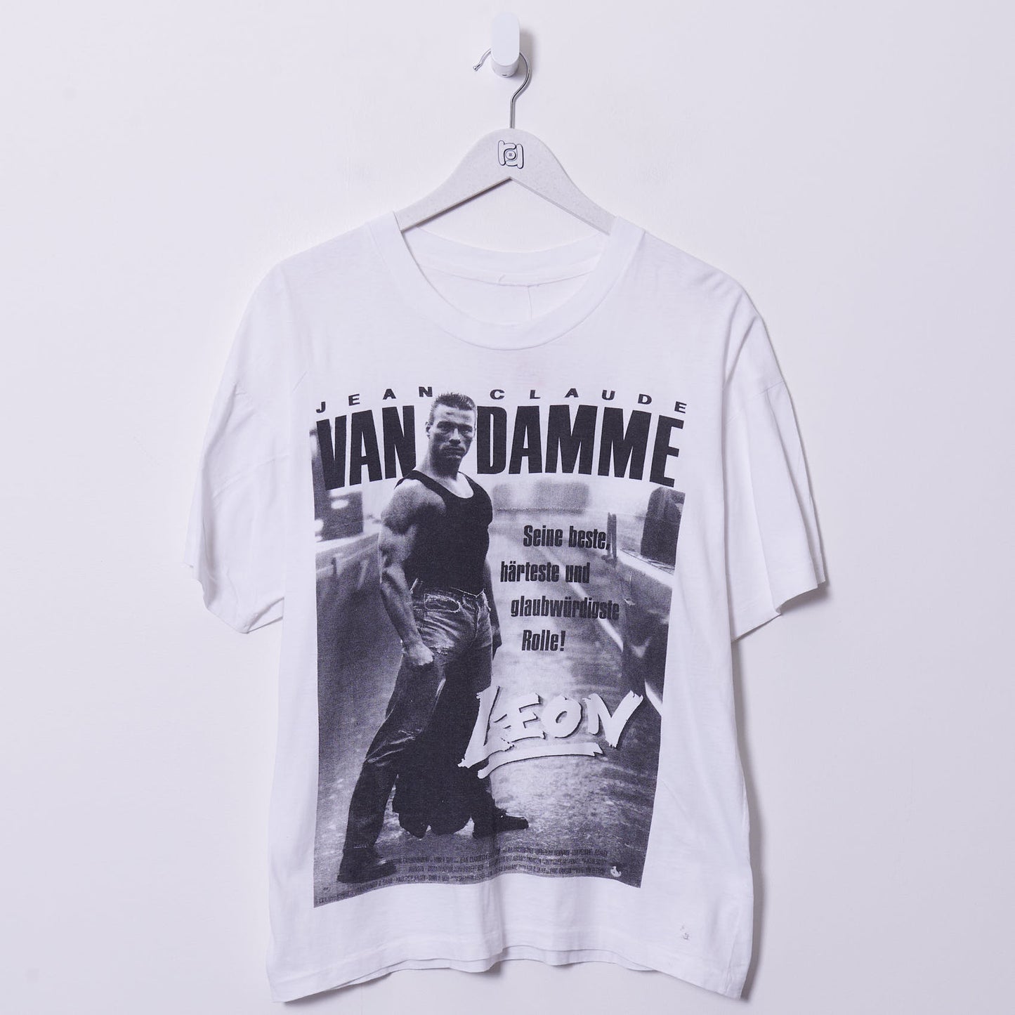 Vintage Jean Claude Van Damme Leon 90s Movie Promo T-Shirt XL