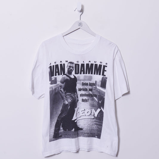 Vintage Jean Claude Van Damme Leon 90s Movie Promo T-Shirt XL