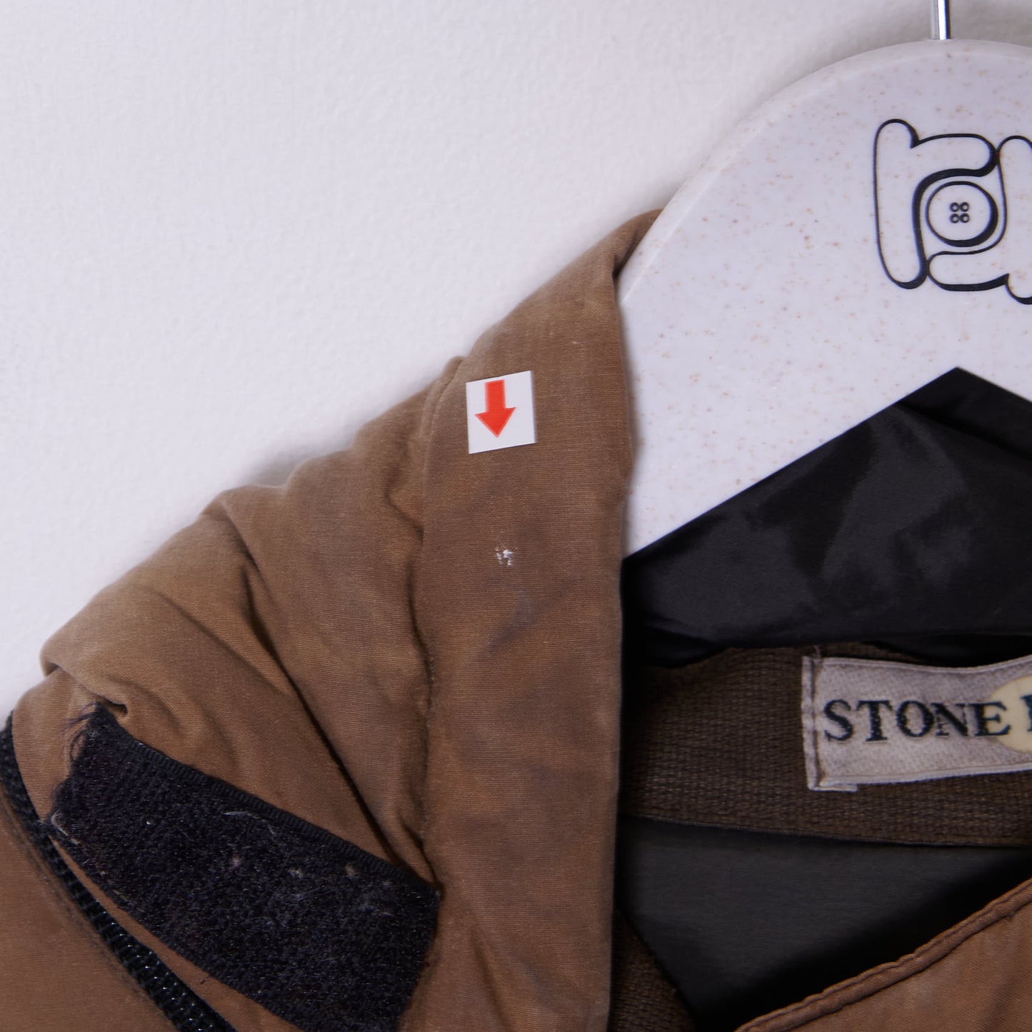 Vintage Stone Island Waxed Cotton Padded Jacket Medium