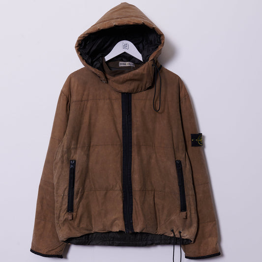 Vintage Stone Island Waxed Cotton Padded Jacket Medium