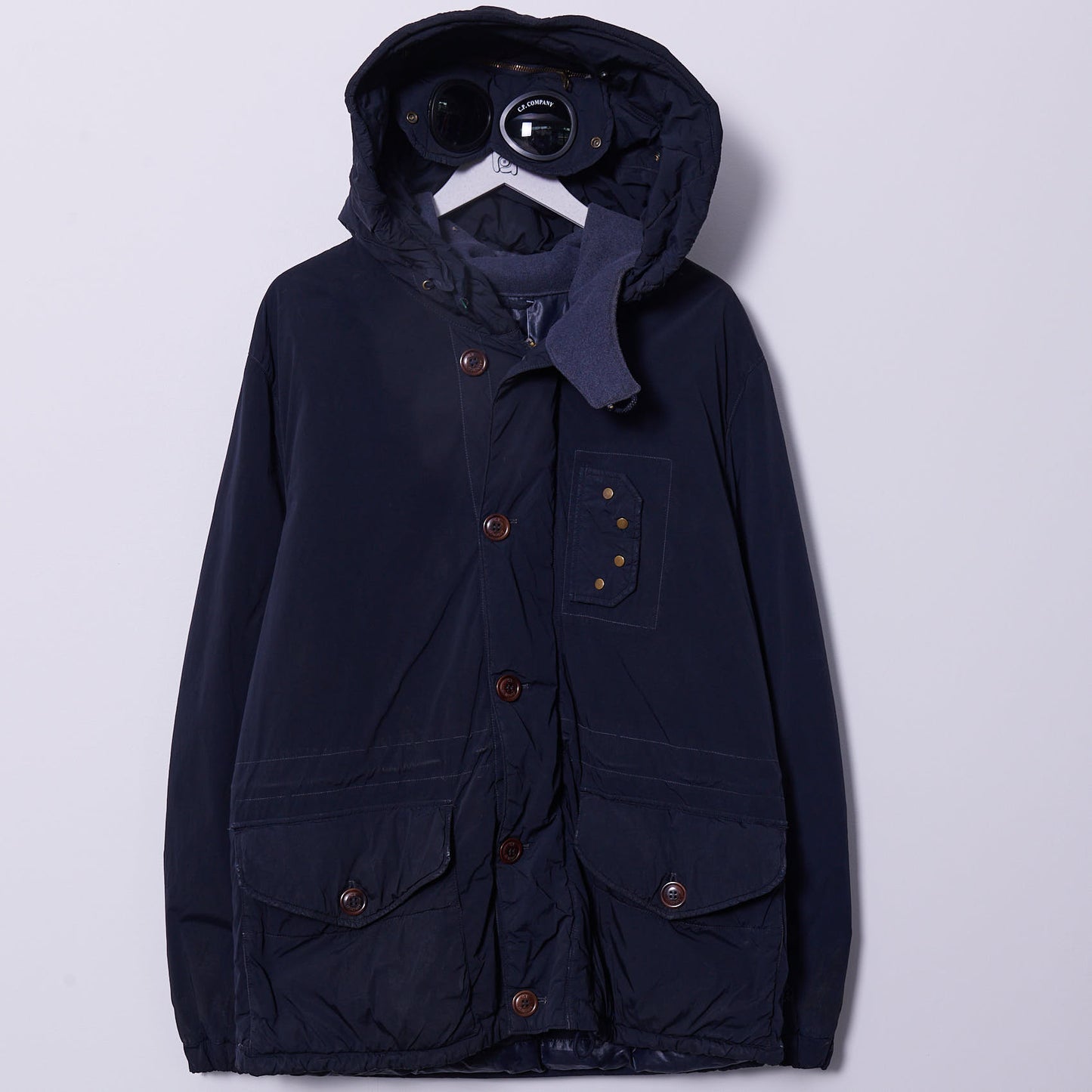 Vintage CP Company AW18 Nycra Down Filled Goggle Jacket XL