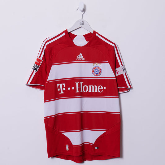Vintage Bayern Munich 2008-09 Adidas Home Shirt Large