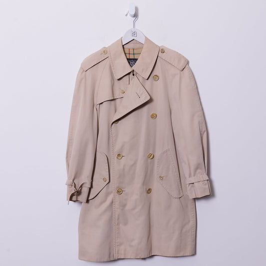 Vintage 90s Burberry Trench Coat Burberrys Medium