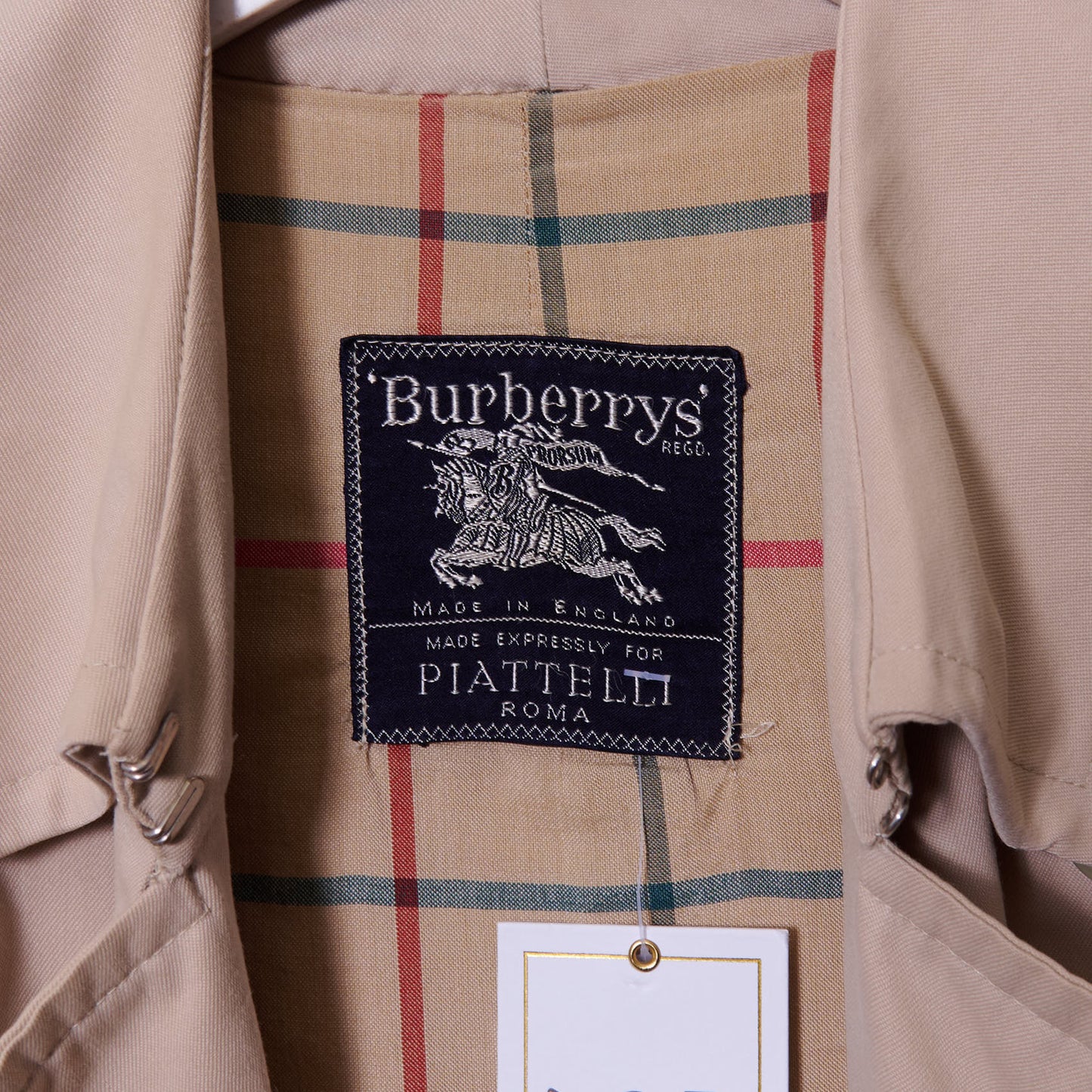 Vintage 90s Burberry Trench Coat Burberrys Medium