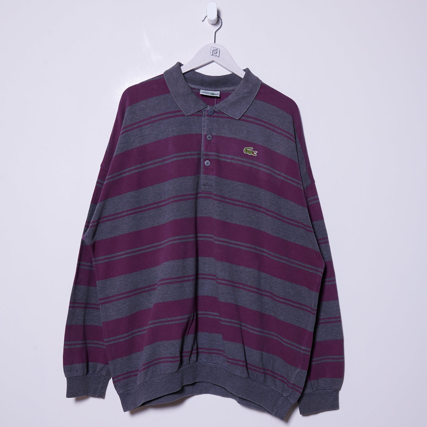 Vintage Lacoste Collared Sweatshirt XXL