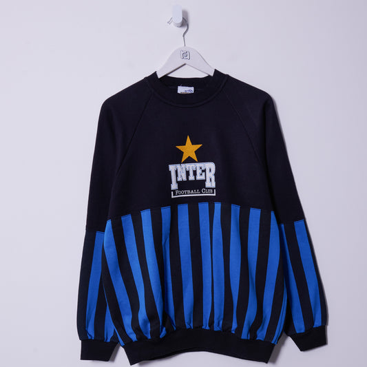 Vintage Inter Milan 90s Le Felpe Dei Grandi Club Sweatshirt Large