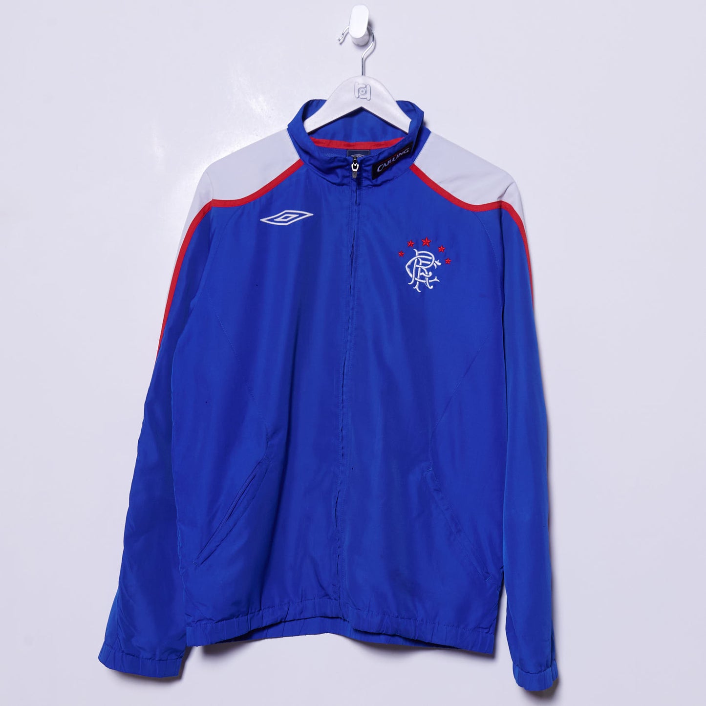 Vintage Rangers 2008 Umbro Track Jacket Medium