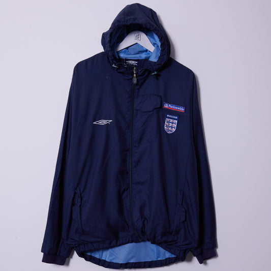 Vintage England 00s Umbro Rain Jacket Large