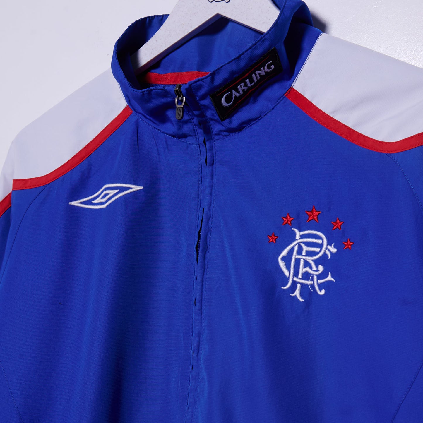 Vintage Rangers 2008 Umbro Track Jacket Medium