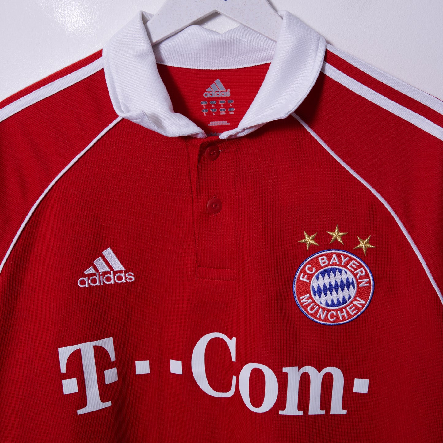 Vintage Bayern Munich 2005-06 Adidas Home Shirt #21 Large Lahm
