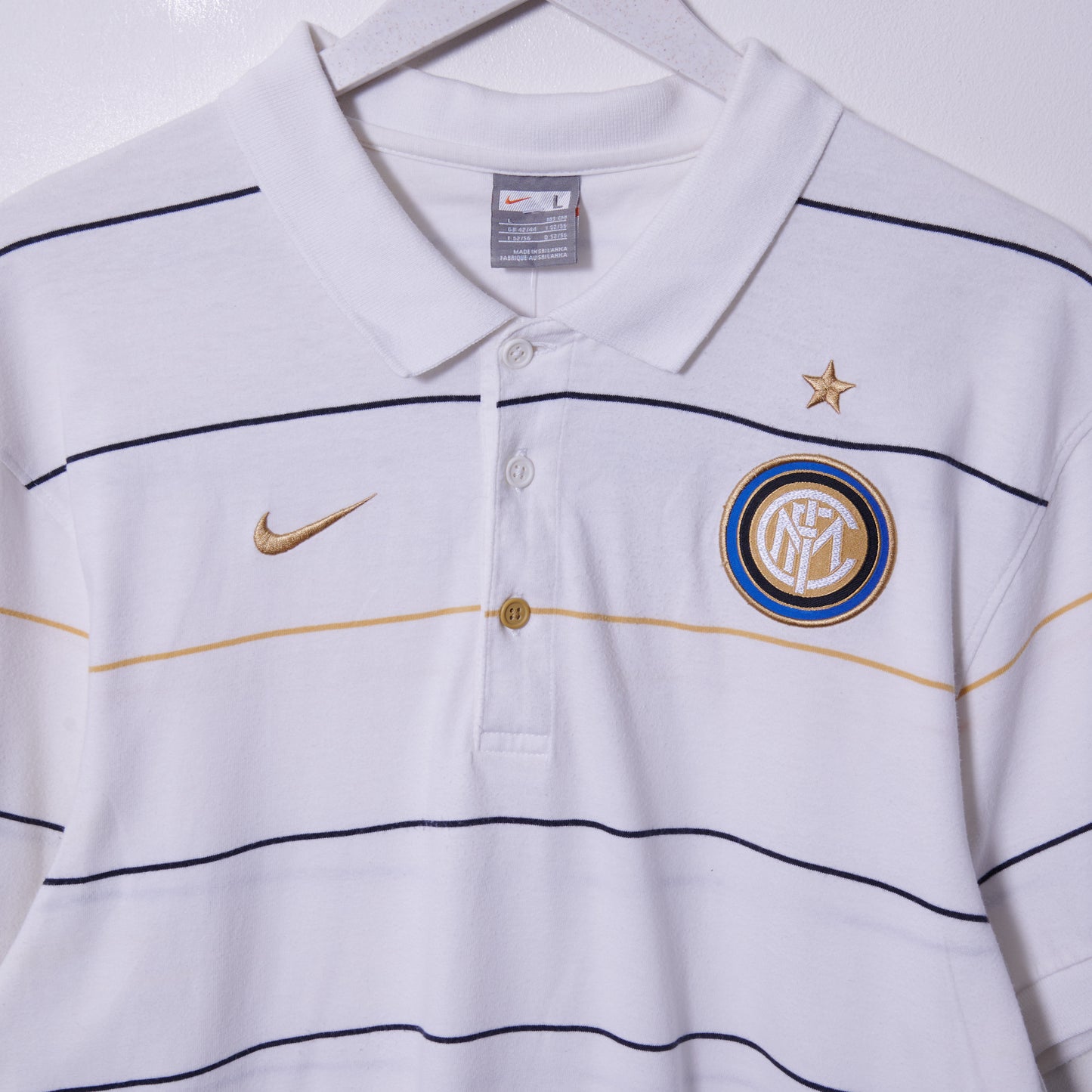 Vintage Inter Milan 00s Nike Polo Shirt Medium