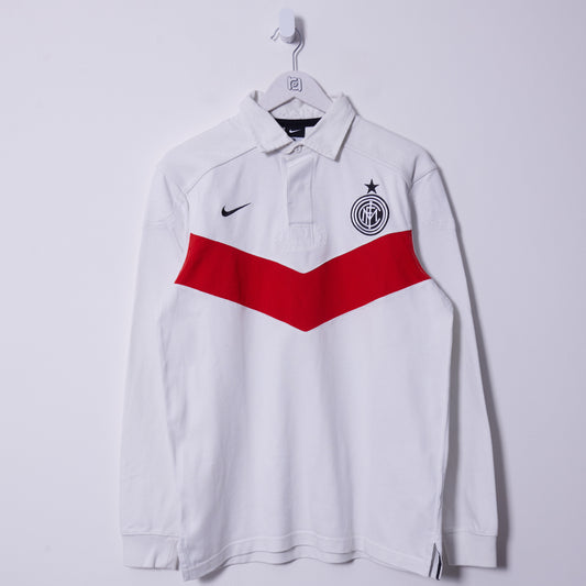 Vintage Inter Milan 00s Nike Rugby Shirt Medium