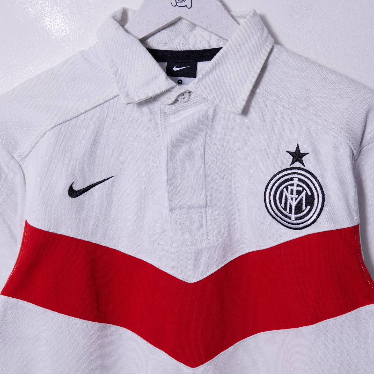Vintage Inter Milan 00s Nike Rugby Shirt Medium