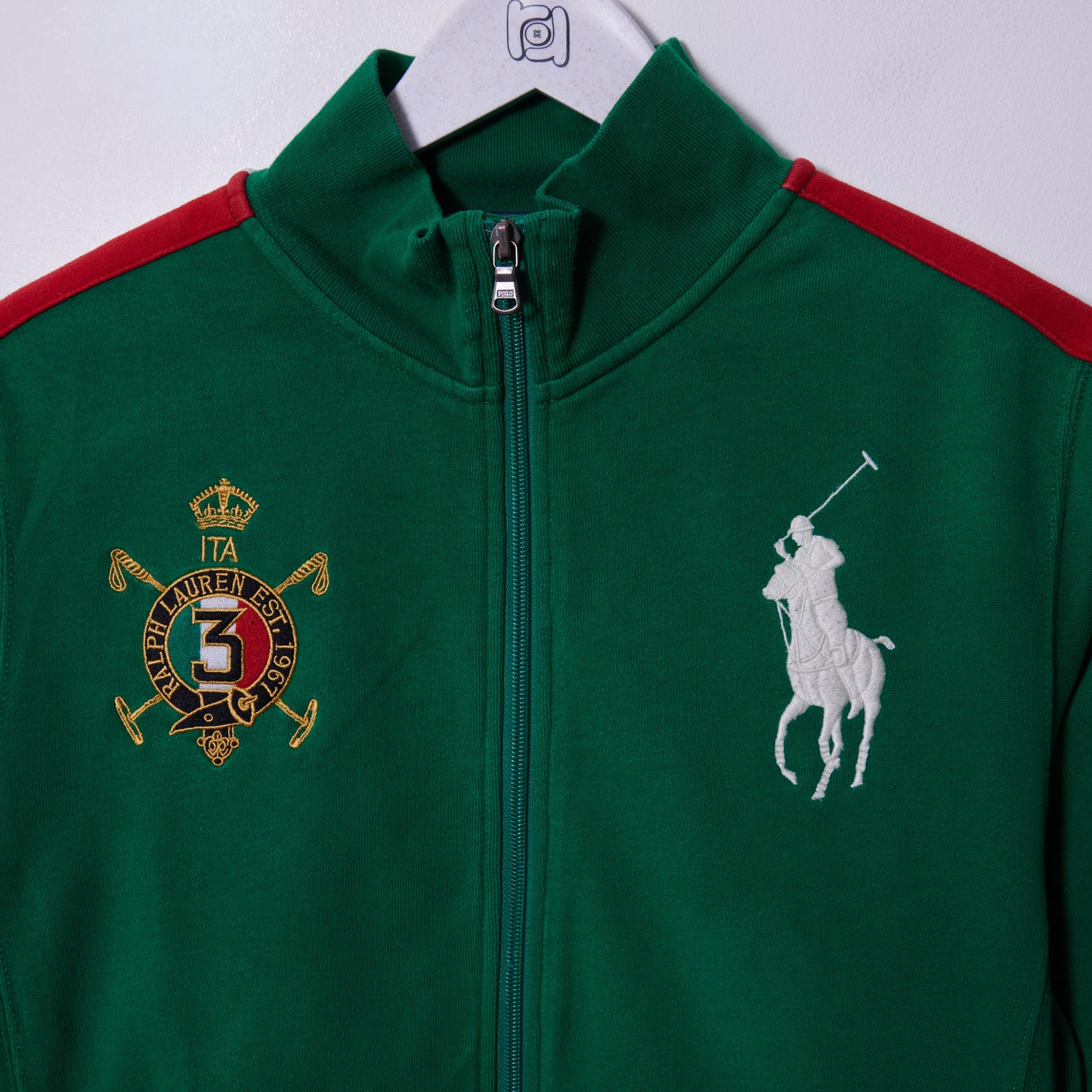 Vintage Ralph Lauren Italy Big Pony Track Jacket Small