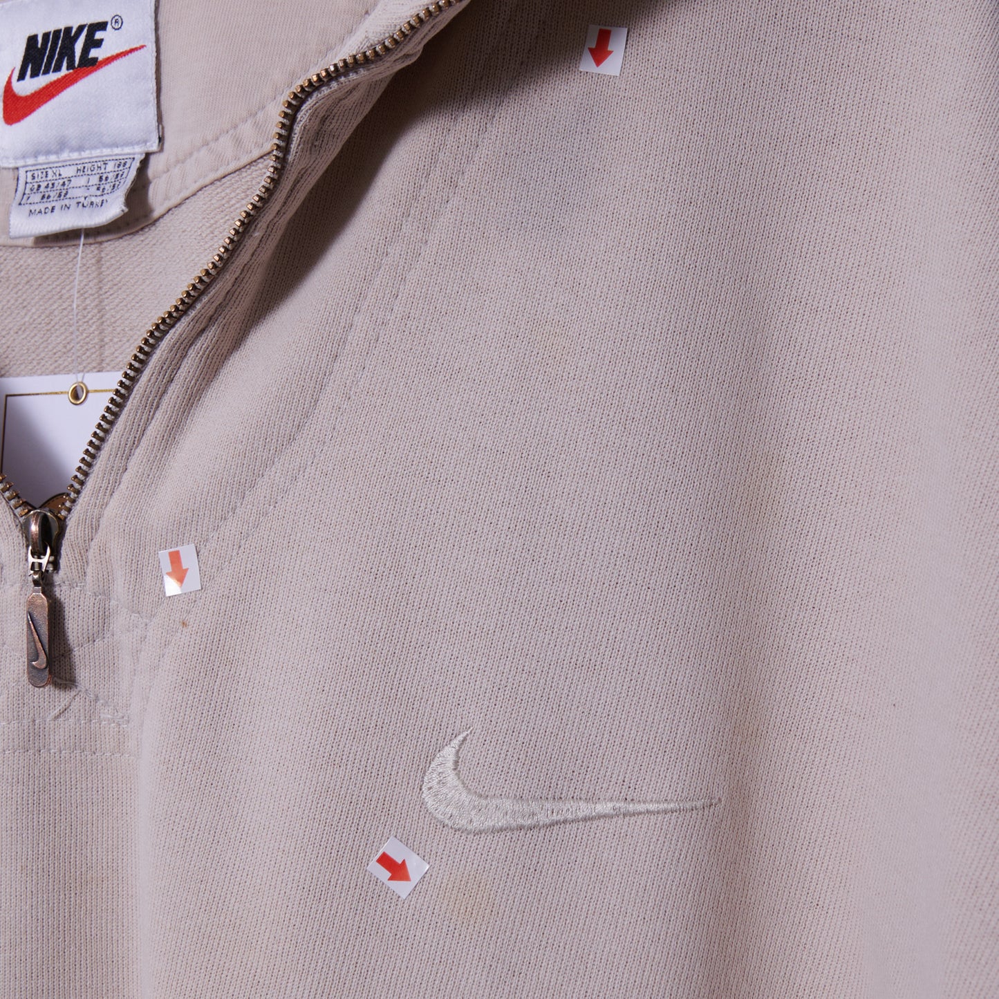 Vintage Nike 90s Quarter Zip Sweatshirt XXL (Broken Zip)