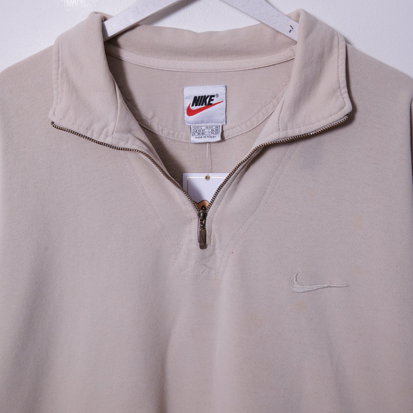 Vintage Nike 90s Quarter Zip Sweatshirt XXL (Broken Zip)