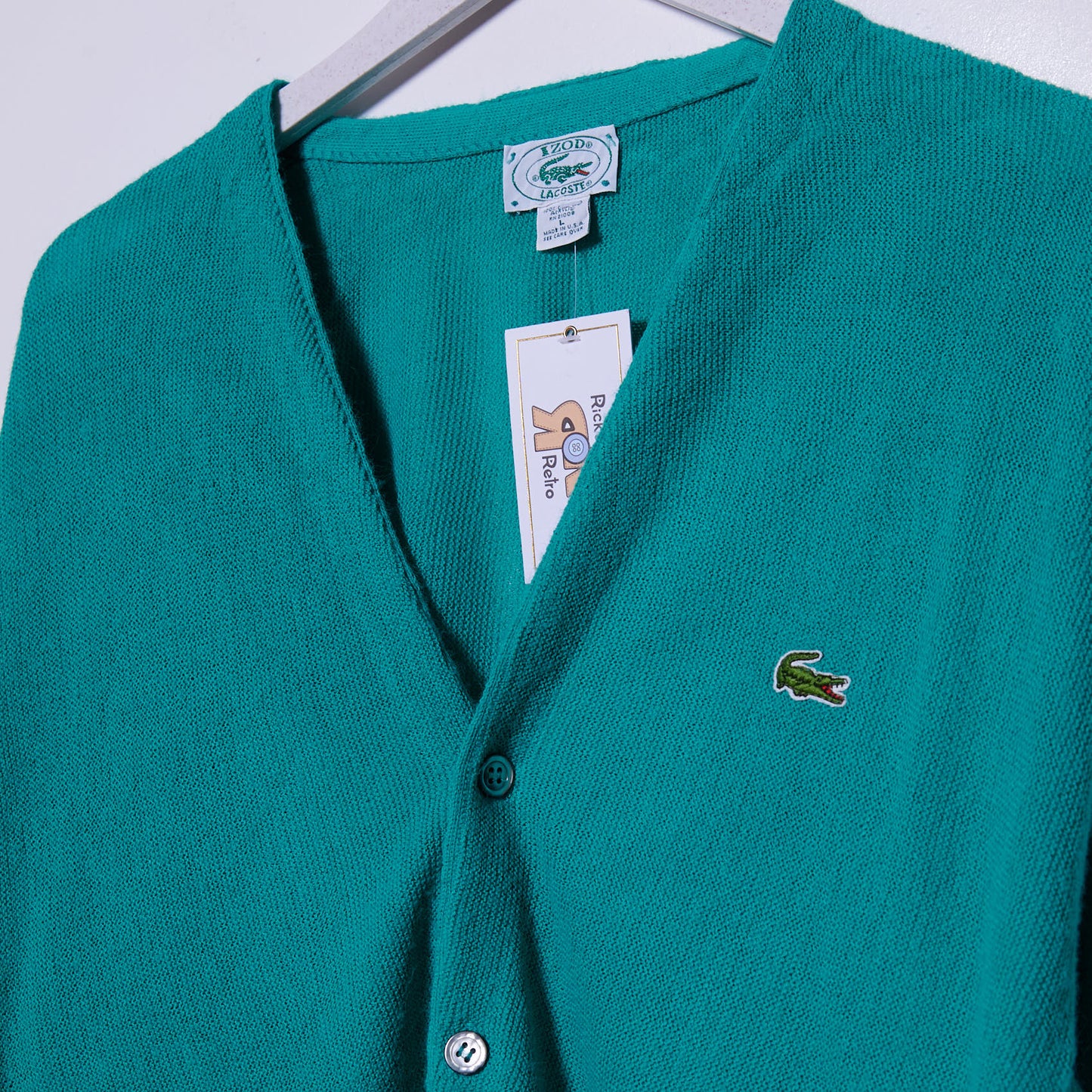 Vintage Lacoste Cardigan Large