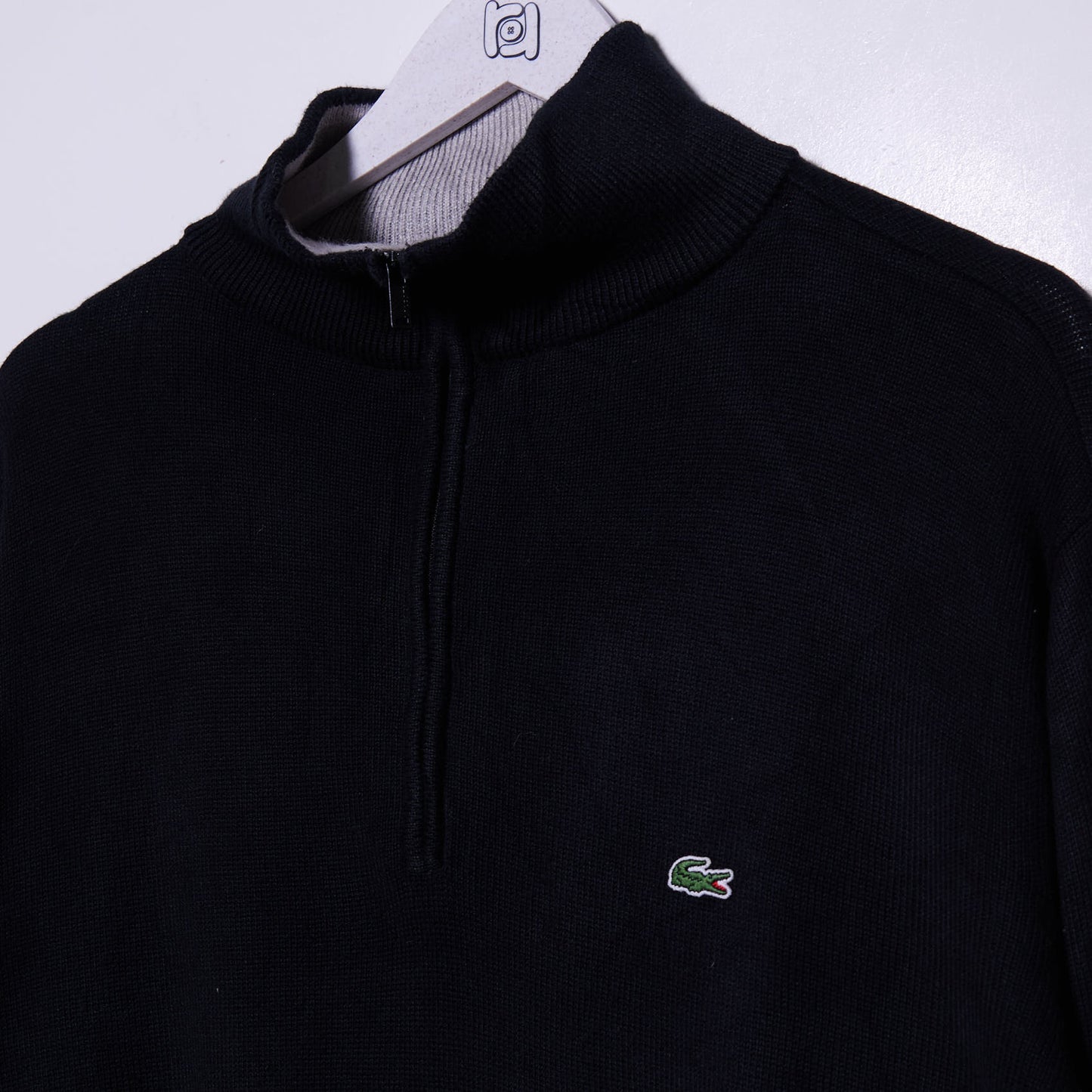 Vintage Lacoste Quarter Zip Sweater XL