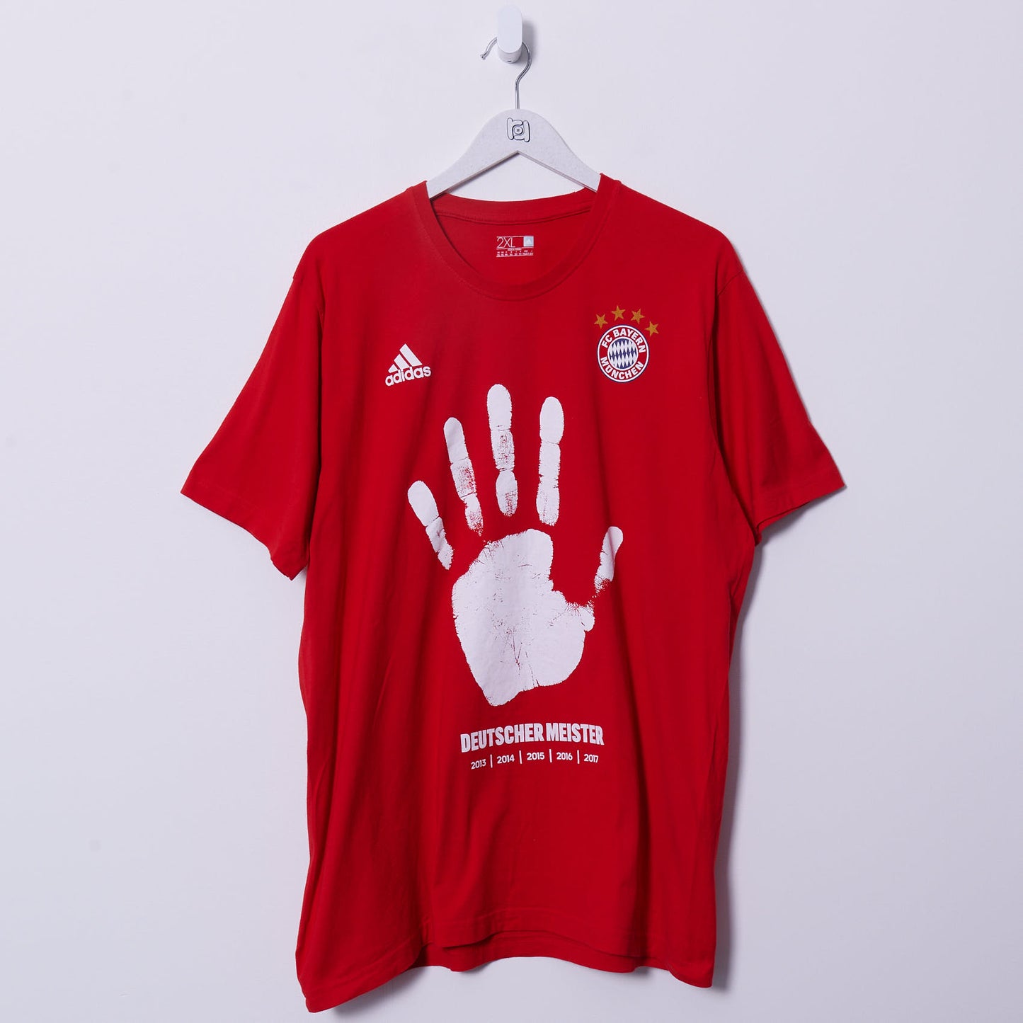 Vintage FC Bayern Munich 2013-2017 Adidas T-Shirt XXL