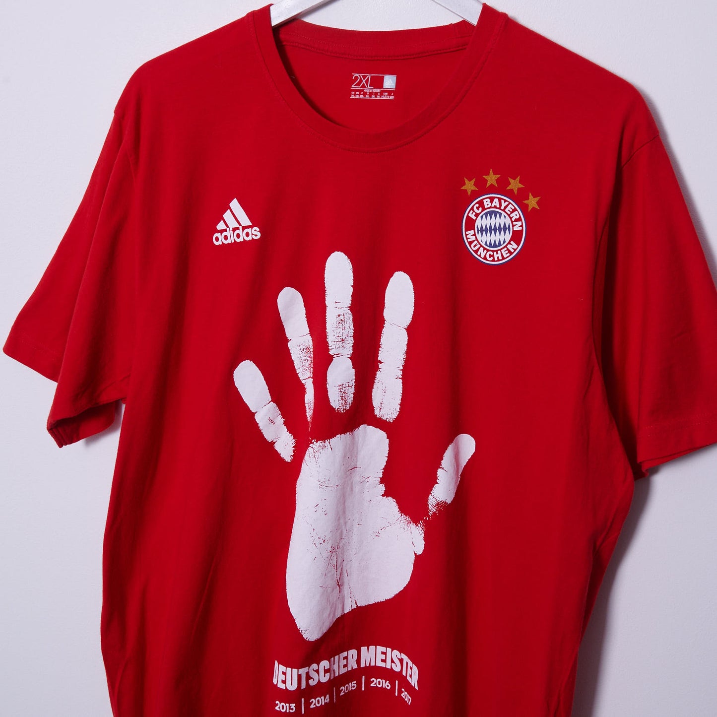 Vintage FC Bayern Munich 2013-2017 Adidas T-Shirt XXL