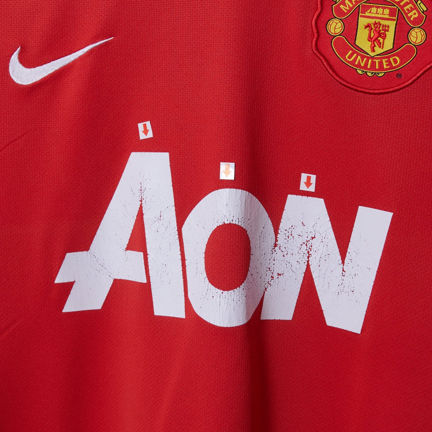 Vintage Manchester United 2010-2011 Nike Home Shirt XL
